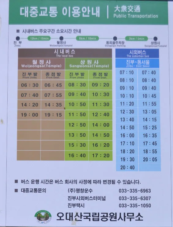 [걷기좋은길] 오대산 선재길 (월정사에서 상원사 가는 길)