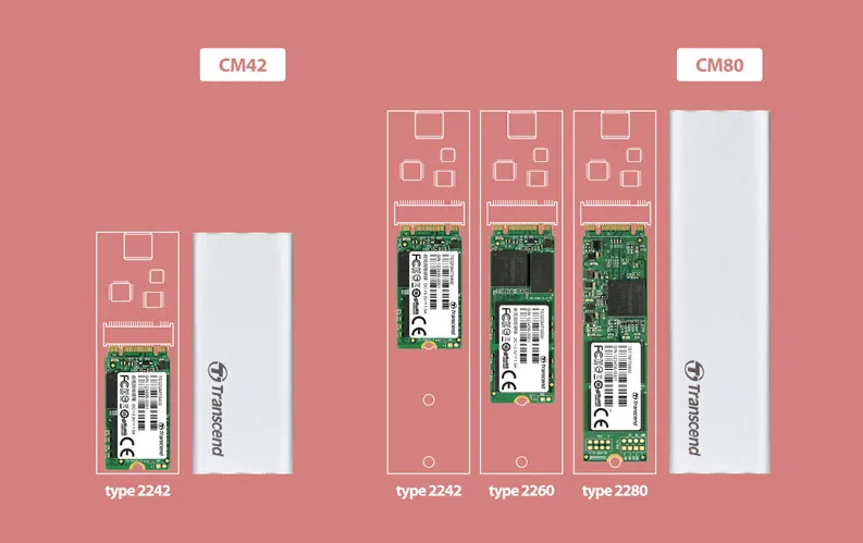 M2 SSD를 외장하드로 만들어주는 케이스 (Transcend TS-CM80S)