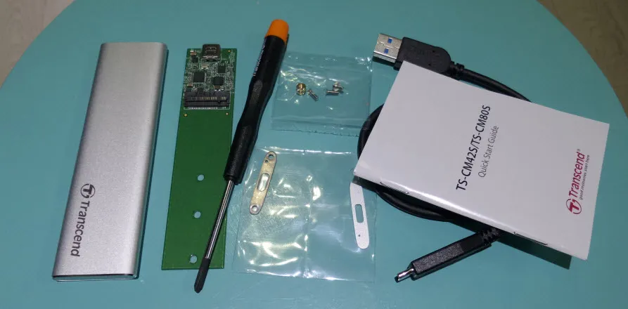 M2 SSD를 외장하드로 만들어주는 케이스 (Transcend TS-CM80S)