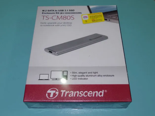 M2 SSD를 외장하드로 만들어주는 케이스 (Transcend TS-CM80S)