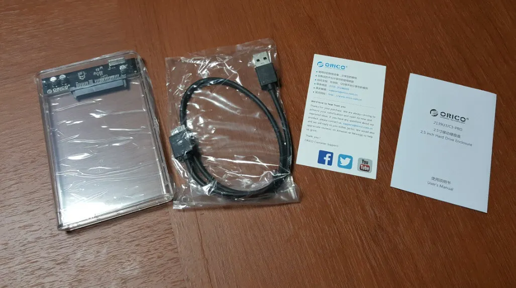 2.5인치 외장하드케이스 - ORICO 2139U3