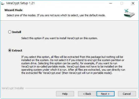 VeraCrypt 설치하기