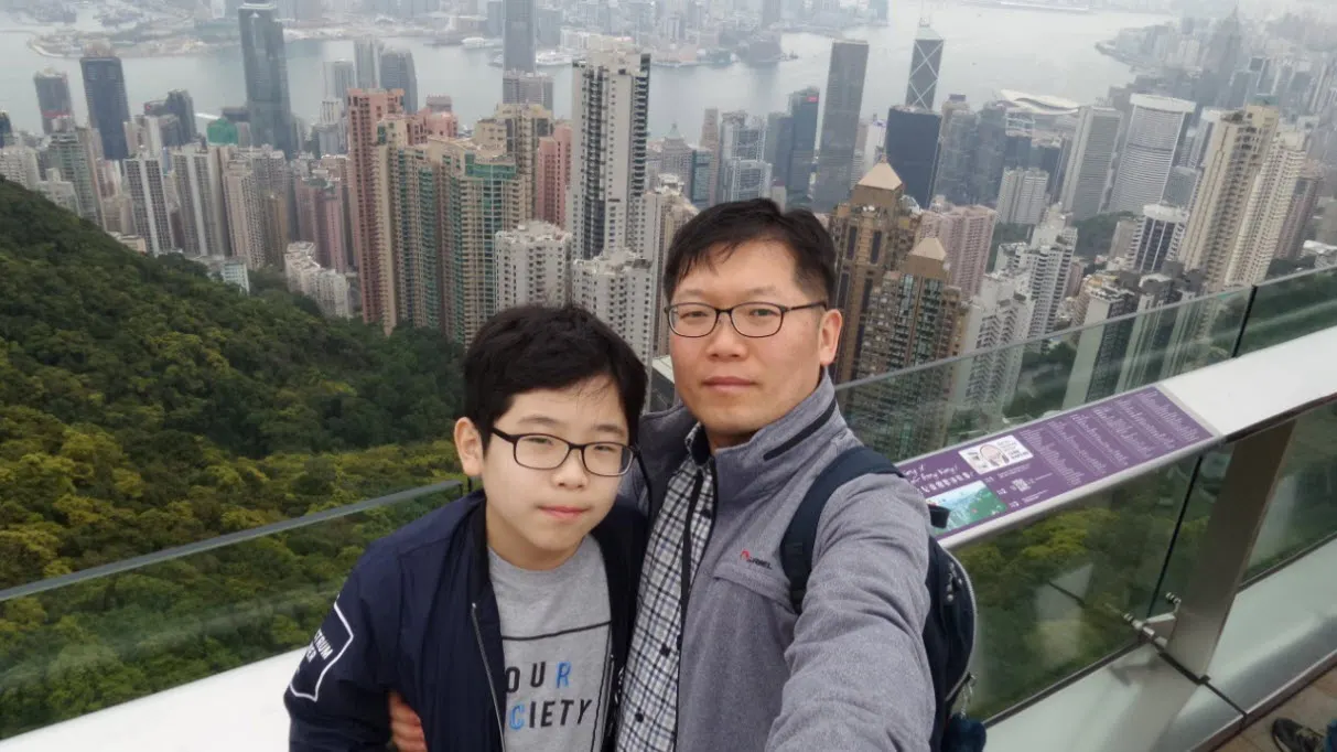 [홍콩여행] 빅토리아 피크 스카이 테라스에서 아들과 함께