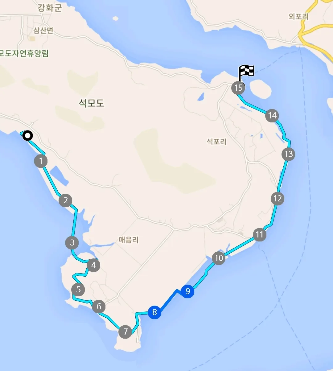 [걷기좋은길] 석모도 강화나들길 11코스와 석모도 마을버스 시간표