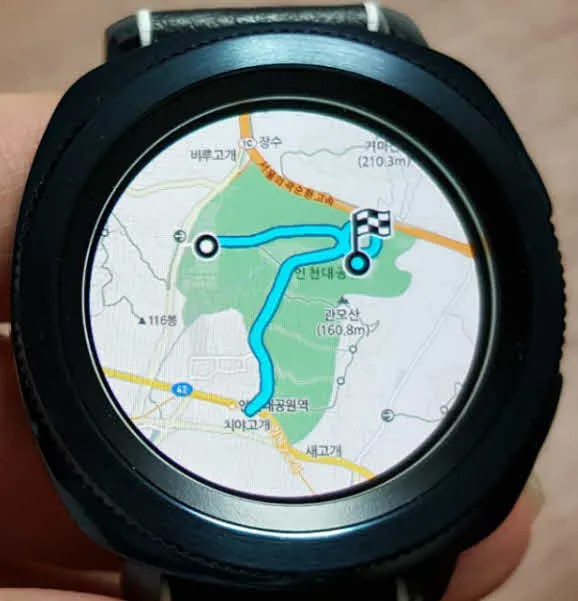 기어 스포츠(SM-R600)로 달리기 운동 측정하기