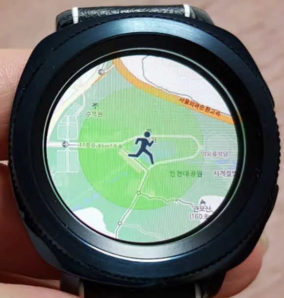 기어 스포츠(SM-R600)로 달리기 운동 측정하기