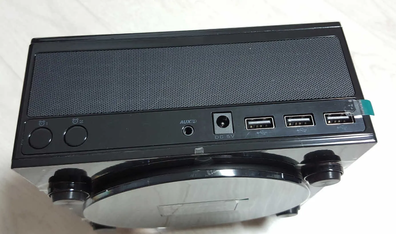 FM라디오가 지원되는 블루투스 스피커 - 블루큐브 블랙 (제이비랩)