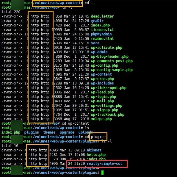 워드프레스 SSL 적용 플러그인 Really Simple SSL 설치 시 에러 (Installation failed: Could not create directory)