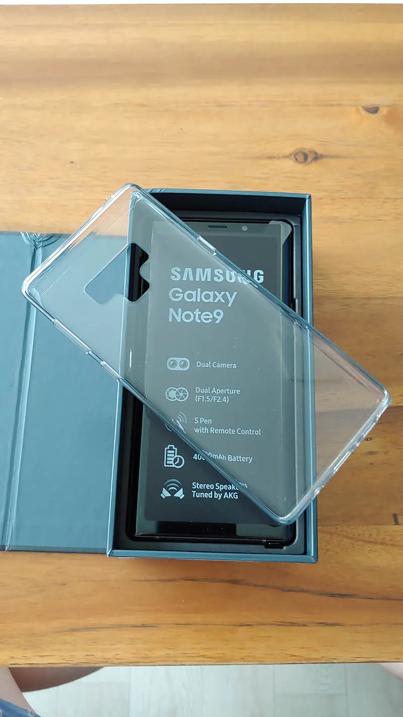 갤럭시 노트9(GalaxyNote9) 개봉기 및 S펜 설정 보기