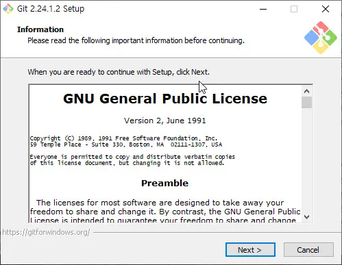 Windows에 git 설치