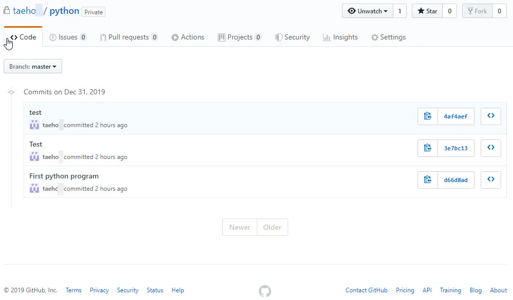 형상관리 왕초보를 위한 Git과 Github 연동 테스트