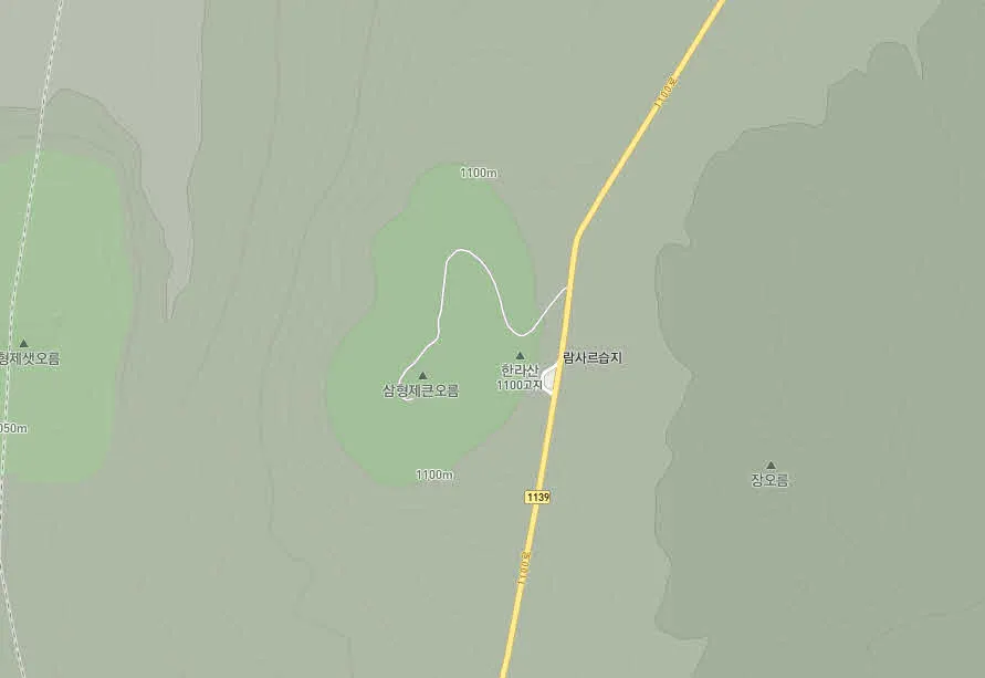 한라산 1100고지 - 람사르습지의 설경