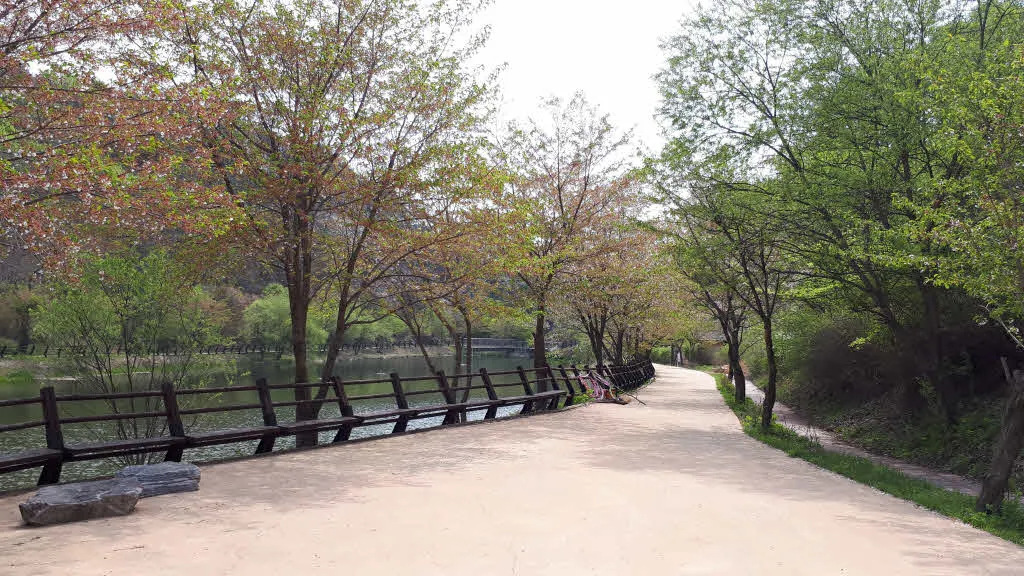 문배마을 저수지 둘레길