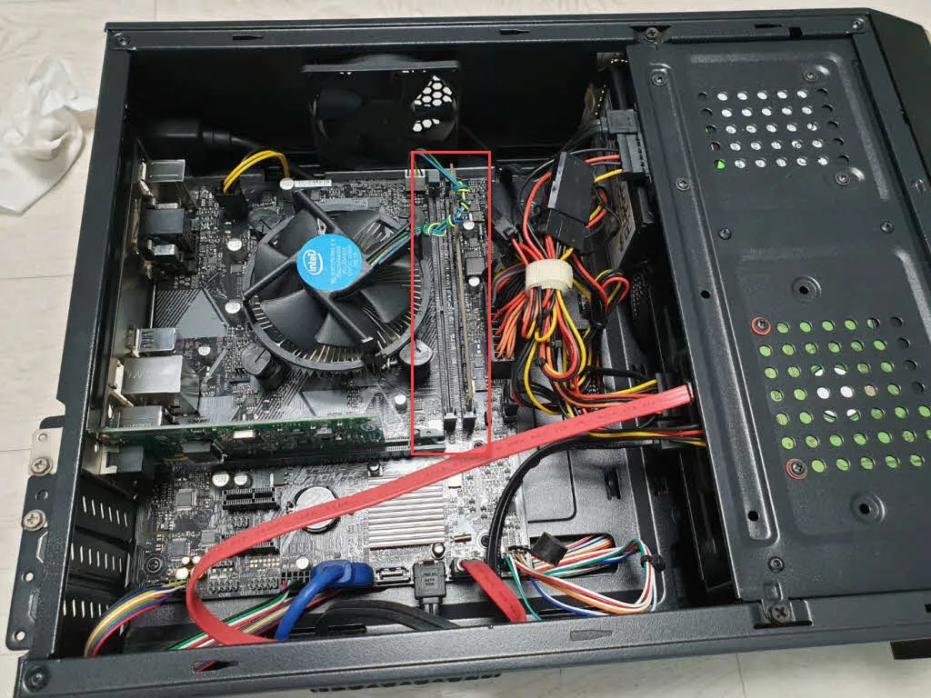 PC 램 업그레이드 (ESXi PC 16GB -> 32GB)