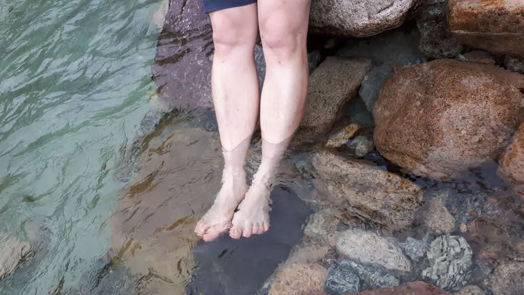 백담계곡에 발담그기