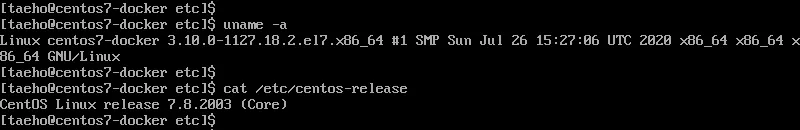 CentOS 버전 확인
