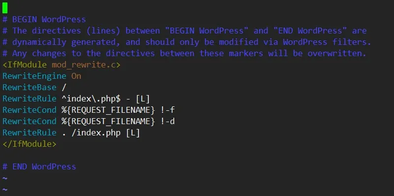 Document_Root의mod_rewrite설정