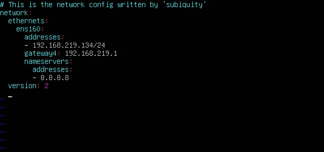 ubuntu 20.04 ip / dns client 설정파일