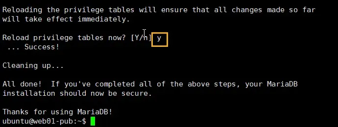 privilege를 다시 적용한다 