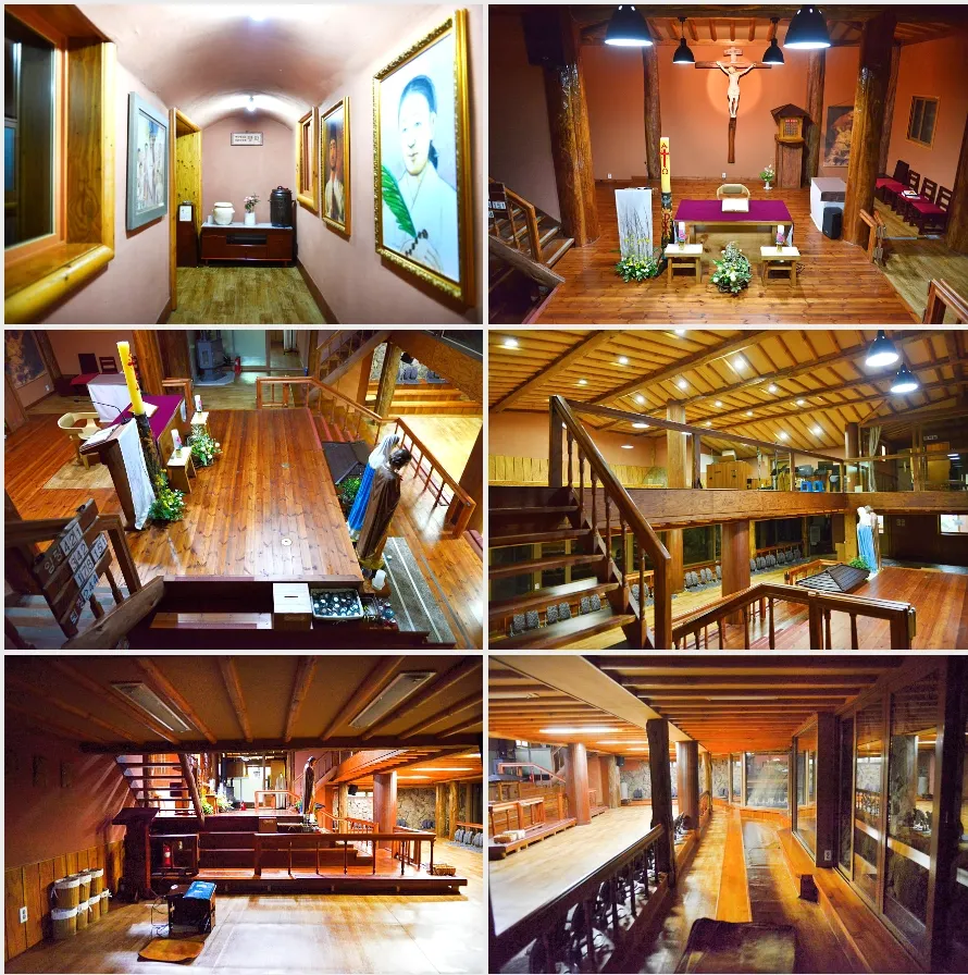 수리산 성지 성당 내부모습 (출처:경기도 관광포털)