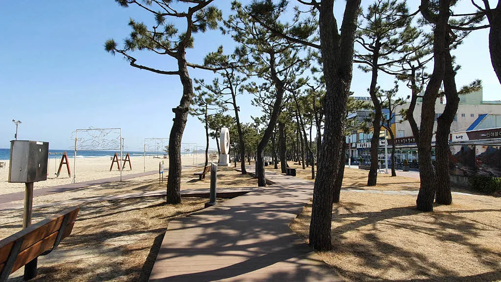 낙산해변 산책로