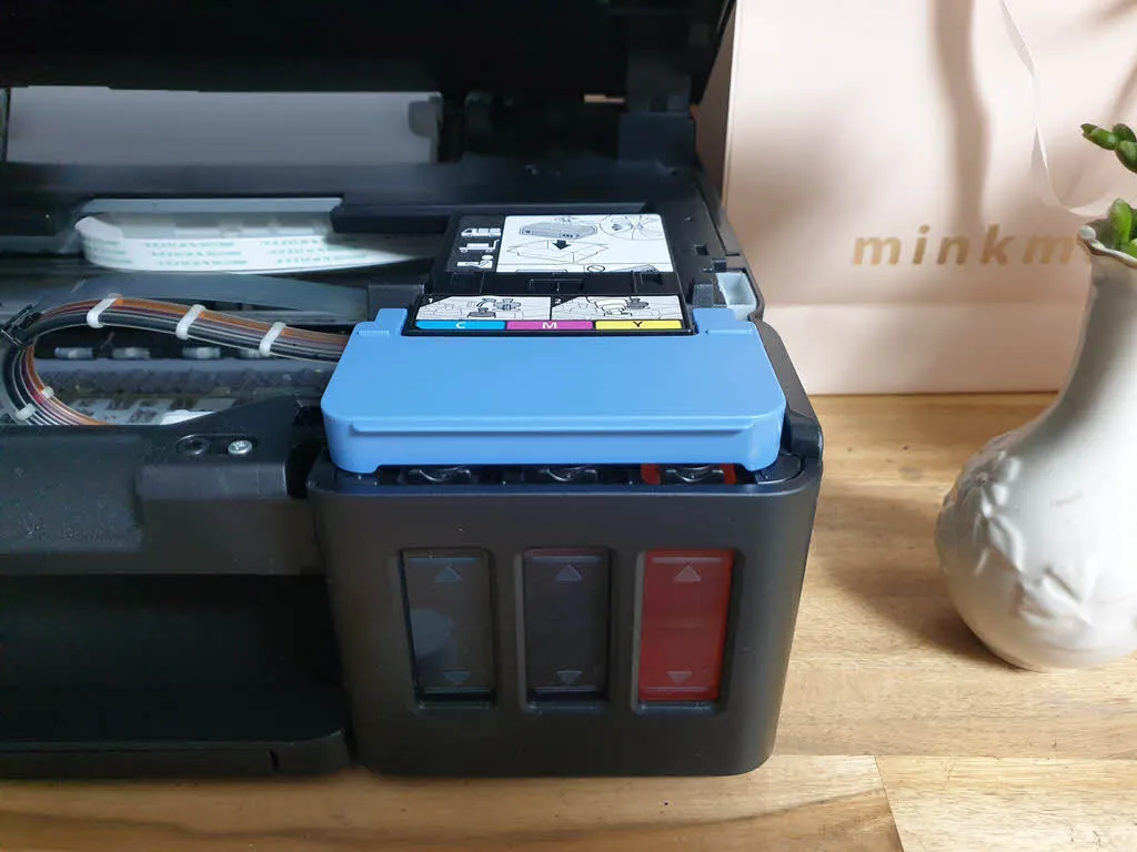 G3900 컬러 리필잉크 충전 완료