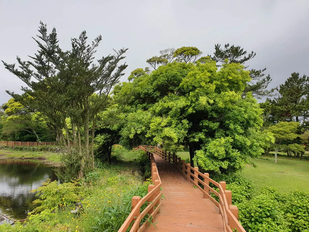 혼인지를 관통하는 데크길