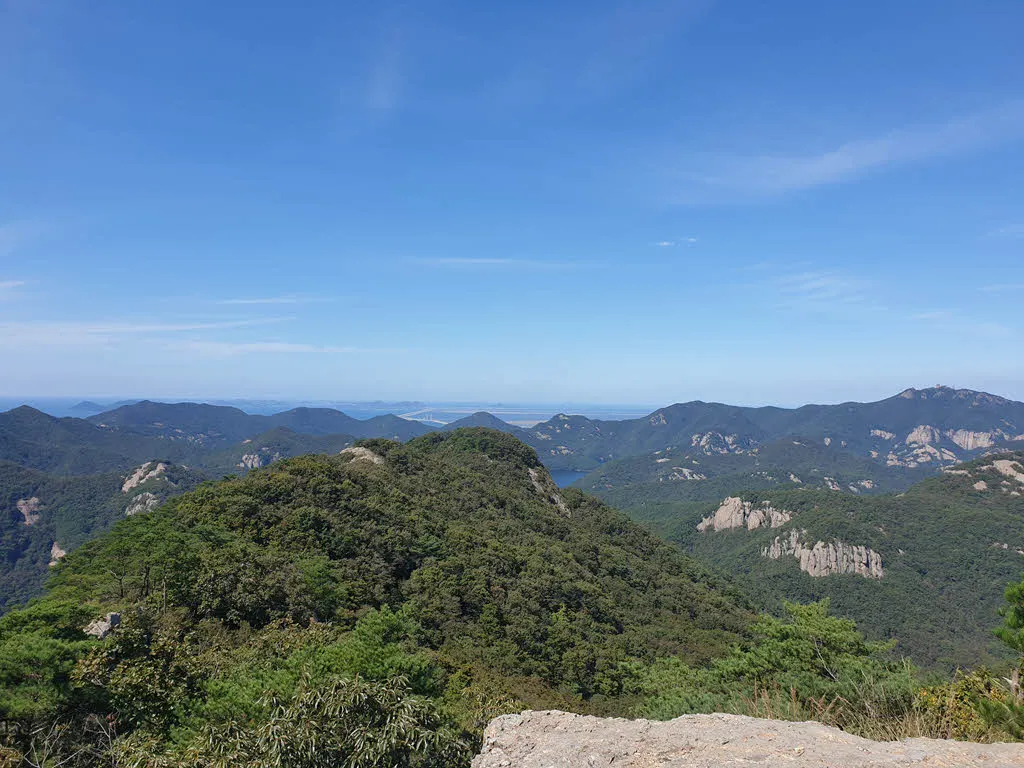 이름모를 절벽에서 바라본 새만금 방면