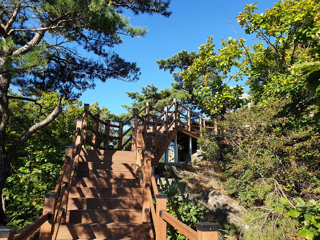 암벽데크길 바로 전