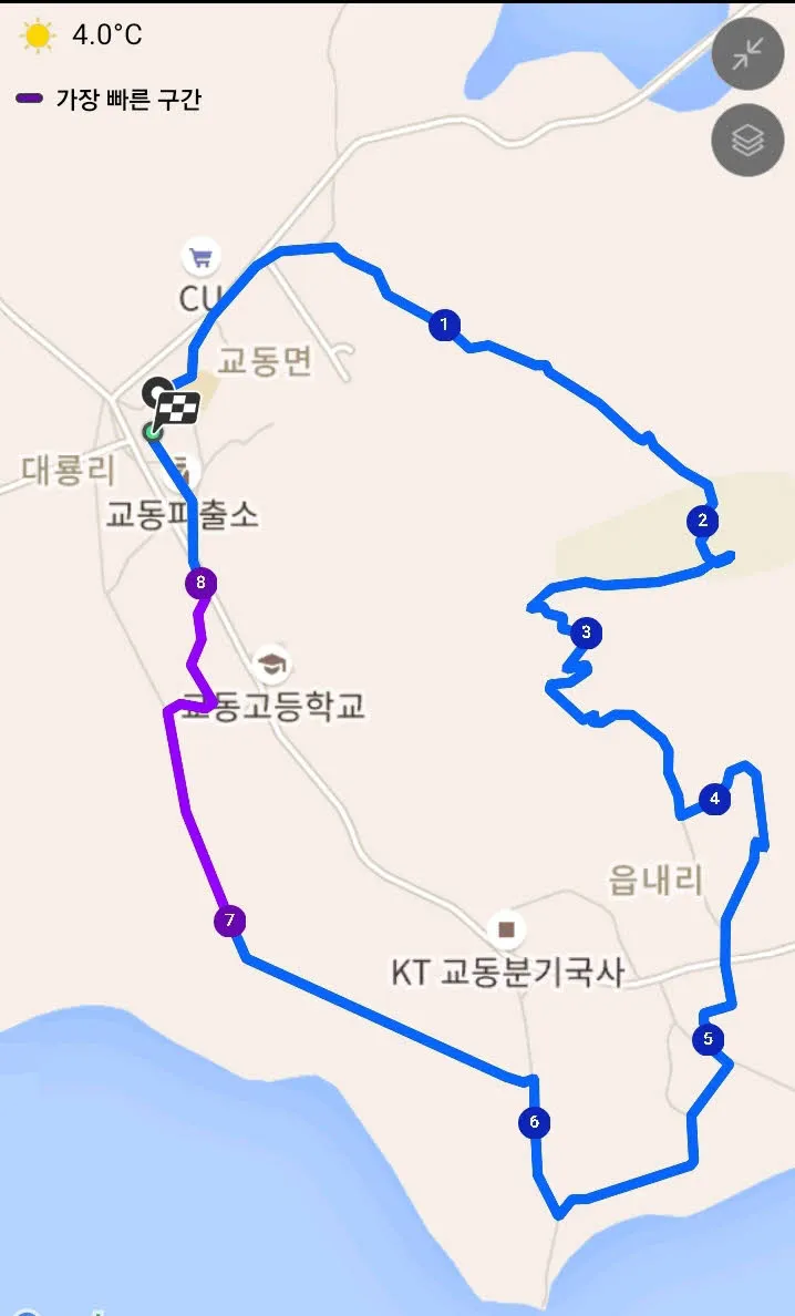 강화나들길 9코스 트래킹 (월선포구 방면 누락)