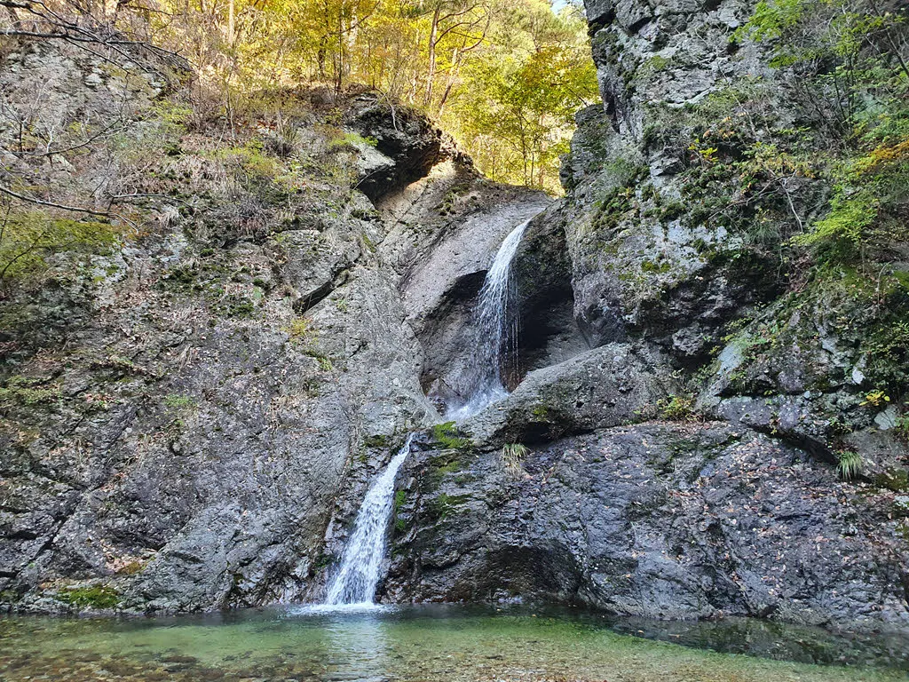 주왕산 절구폭포