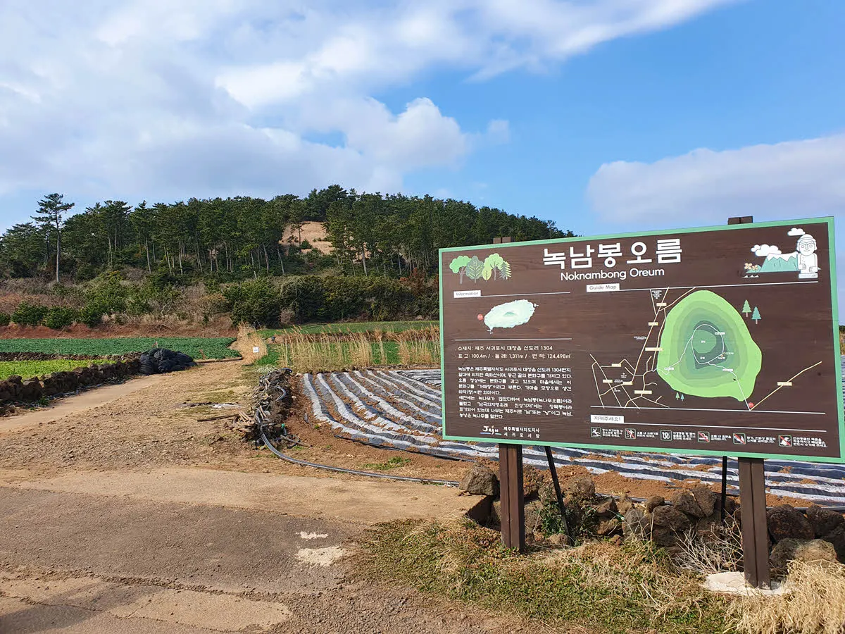 올레길 12코스 녹남봉 오름