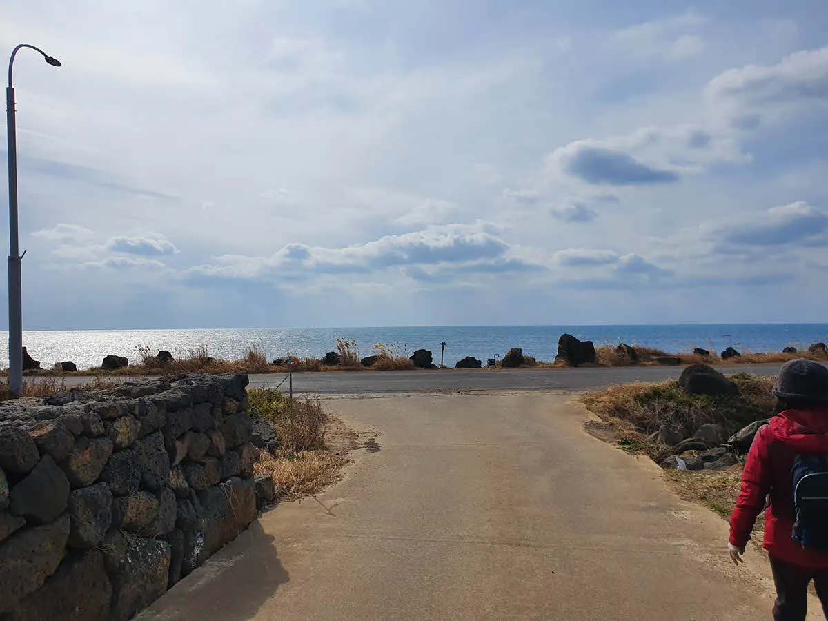 올레길12코스 신도2리 바다 구간