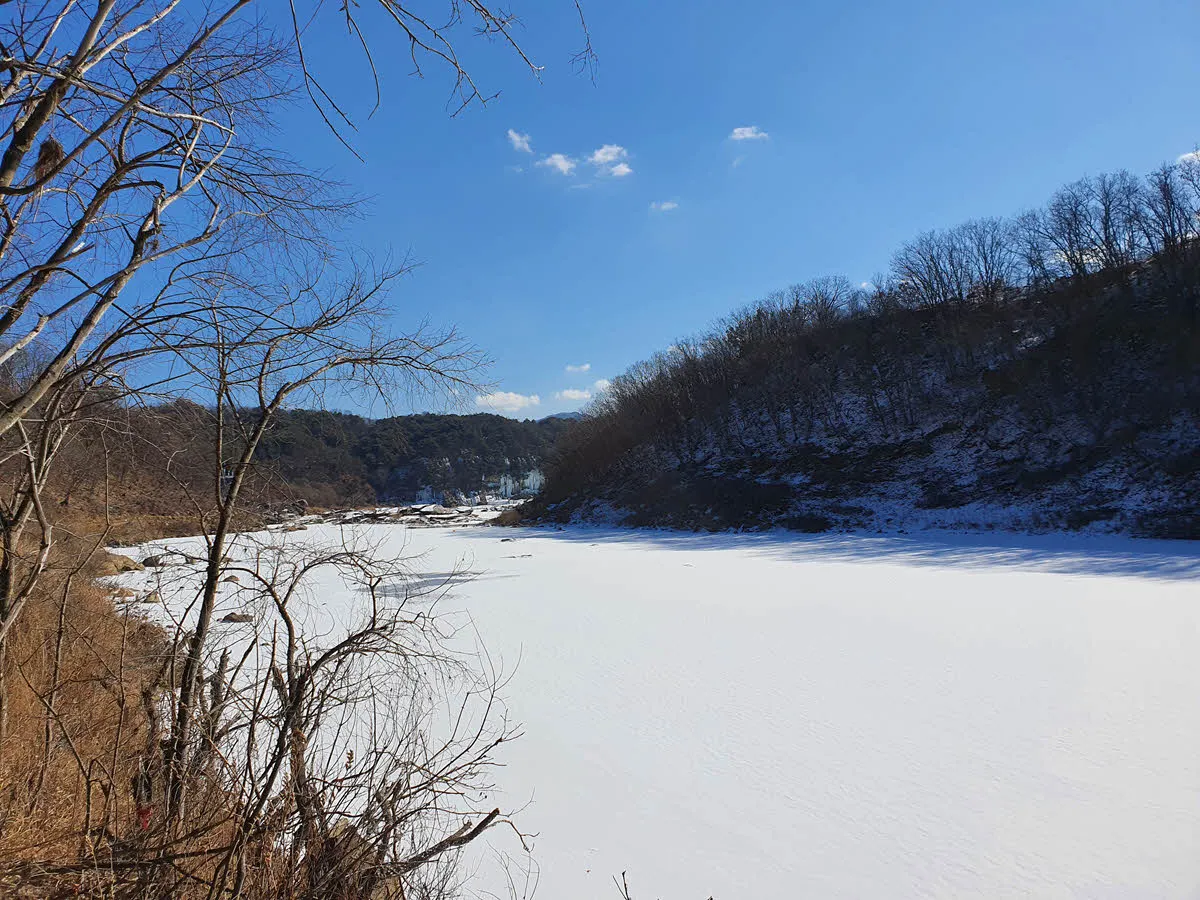 한탄강의 겨울