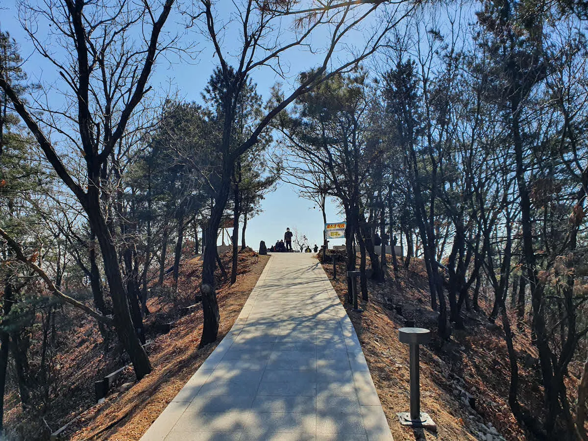 인천 남동구 만수산 정상