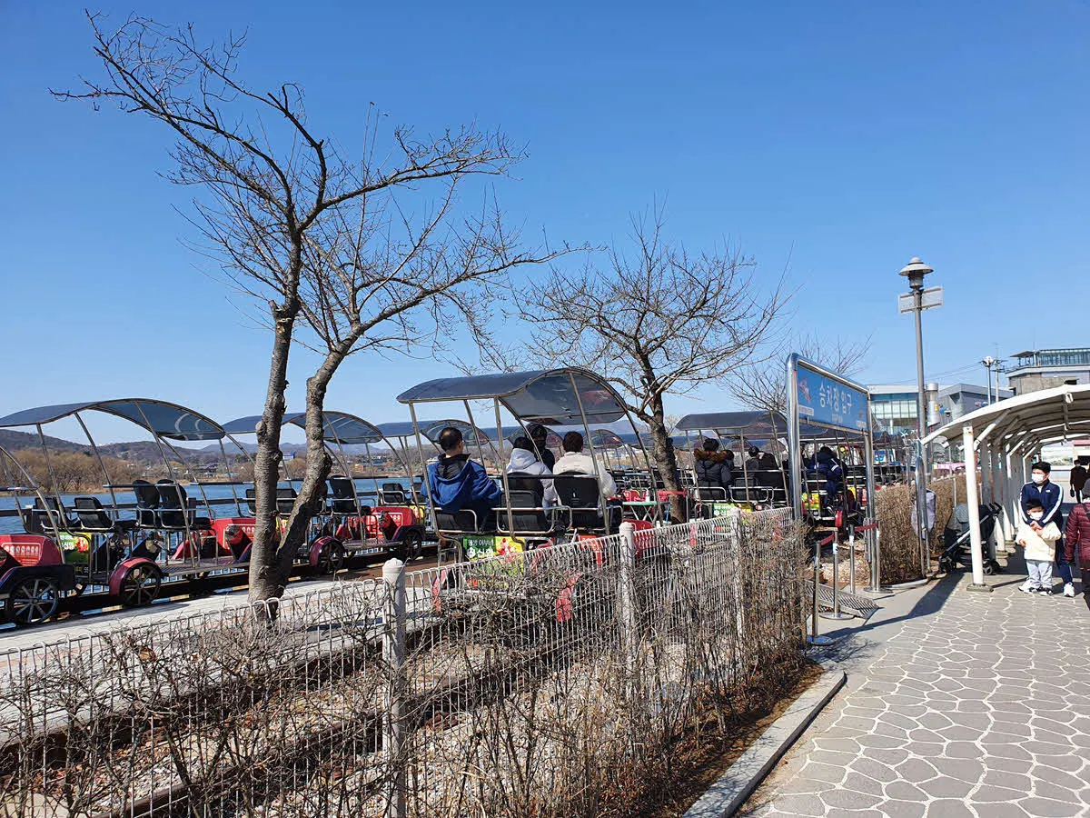 왕송호수 레일바이크 승차장