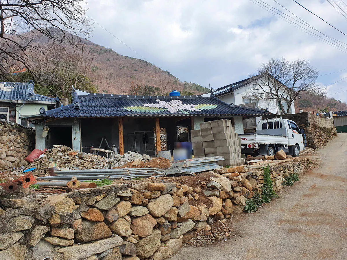 리모델링하는 가옥