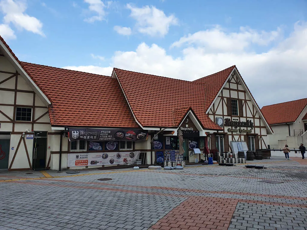 독일마을의 독일식 수제맥주 매장