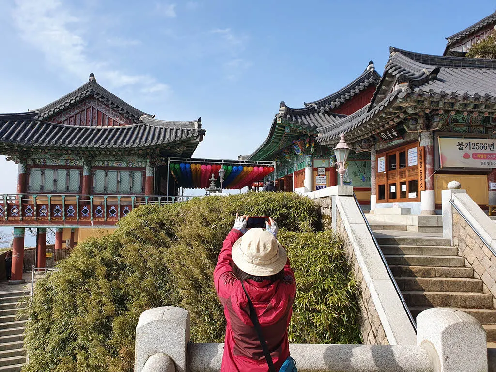 보리암을 사진에 담다