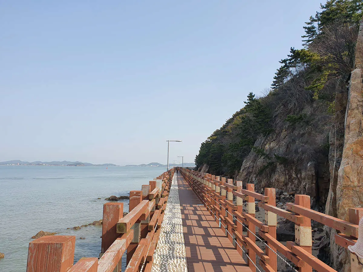 제부도 해변 데크길