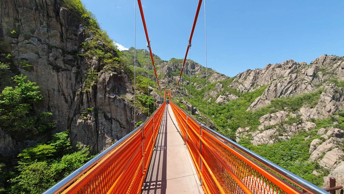 월출산 구름다리