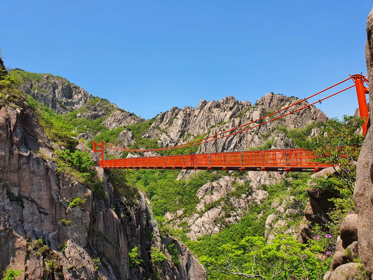 월출산 구름다리