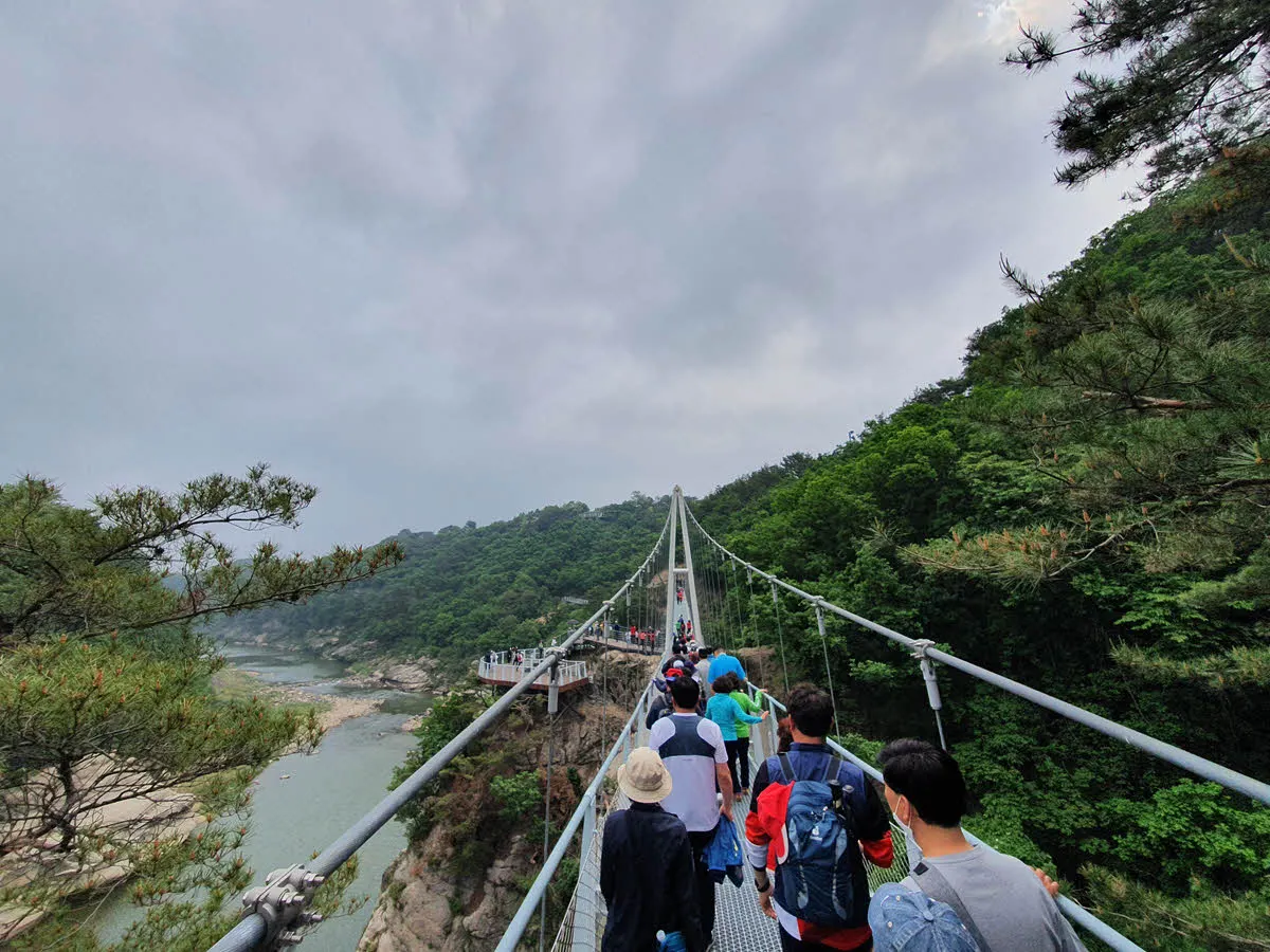 한탄강 잔도길 구름다리