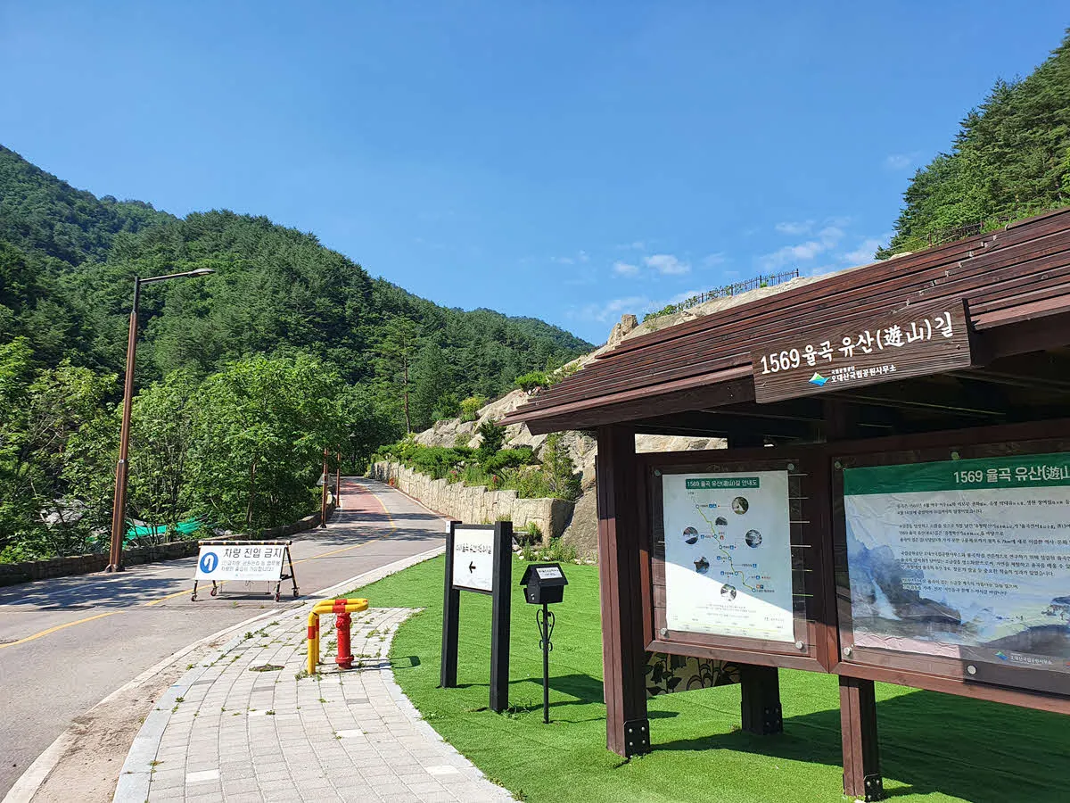 오대산 소금강 1569 율곡 유산길