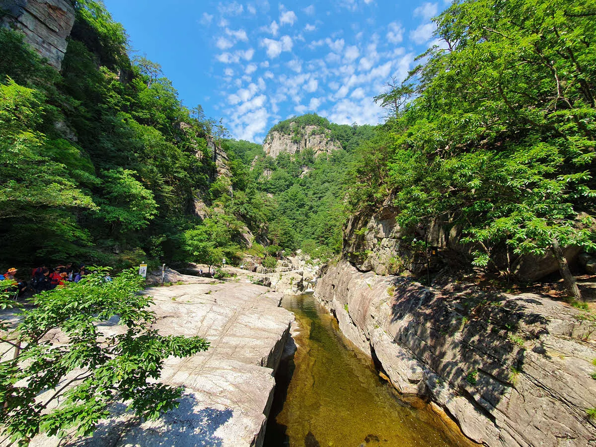 오대산 소금강 식당암