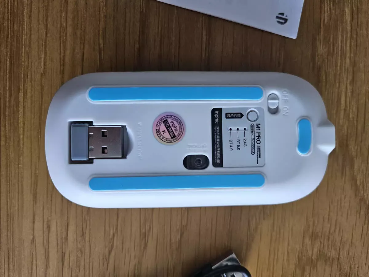 M1 PRO 듀얼 무선 마우스 바닥