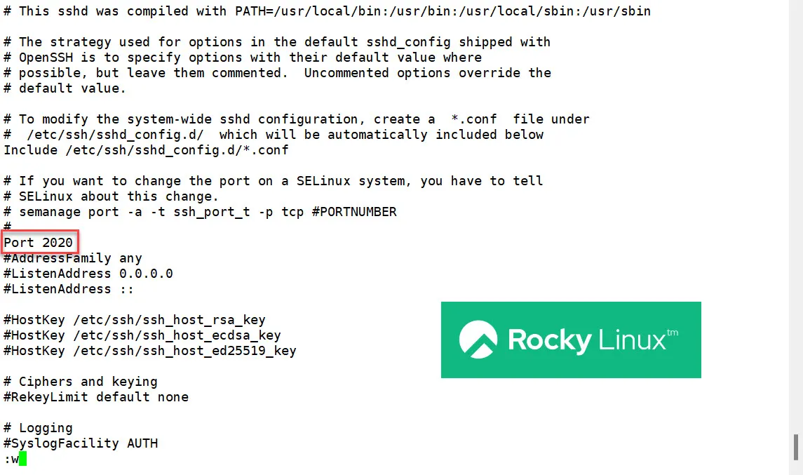 ssh 포트 변경 - /etc/ssh/sshd_config 수정 