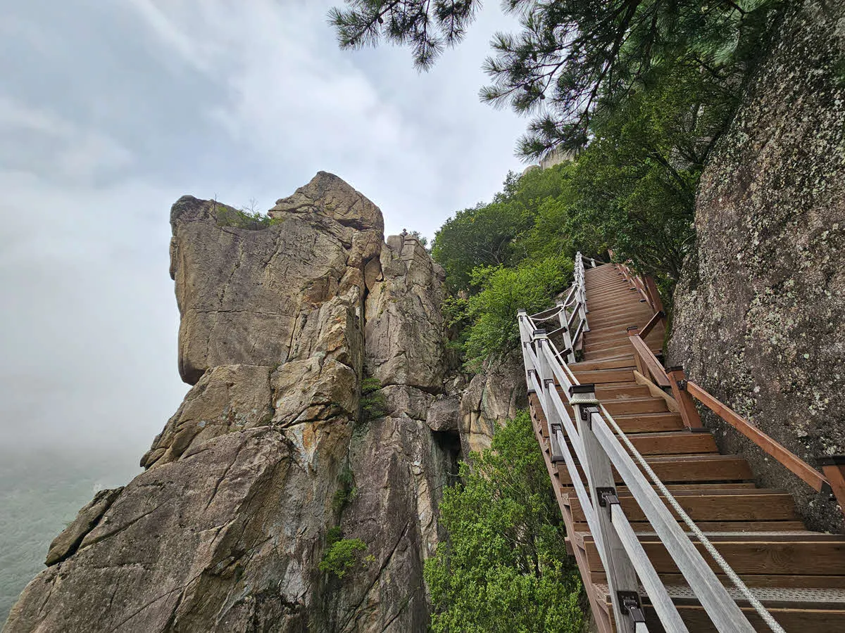 두타산 협곡 마천루 