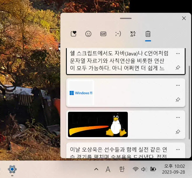 멀티 클립보드(다중 클립보드)