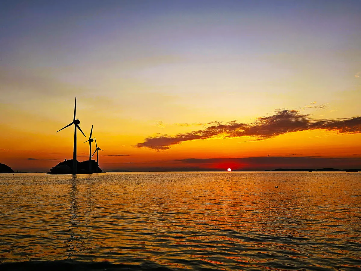 탄도항의 일몰 (2023년10월3일)